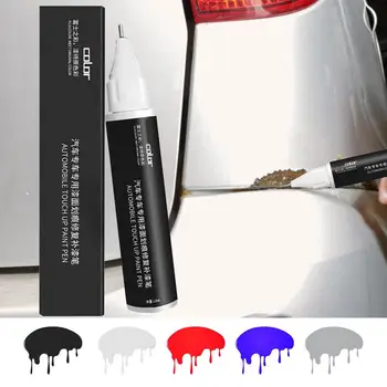 Ручка для ремонта автомобильных царапин Авто 12 мл, ручка для удаления завихрений, 4 цвета, Автомобильная ручка для подкрашивания поверхности автомобиля