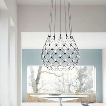 Светодиодный подвесной светильник в современном скандинавском стиле домашнего декора из железа для гостиной, фойе ресторана, подвесной светильник
