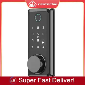 Совместимый с мобильной разблокировкой замок отпечатков пальцев Tuya Password Lock Бесключевой умный дверной замок Smart Home App Control