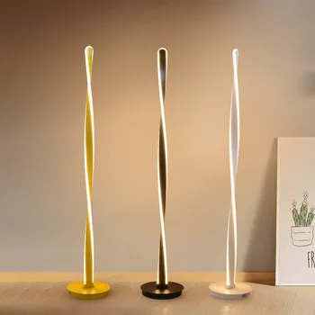 Современные вращающиеся светодиодные торшеры в скандинавском стиле Креативные минималистичные светильники для гостиной, дивана, прикроватной тумбочки для спальни, стоячих светильников