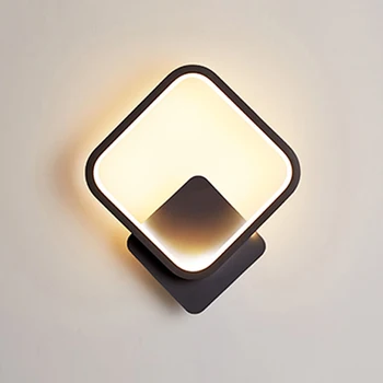 Современный светодиодный настенный светильник для гостиной, спальни, фонового декора, внутреннего квадратного освещения, светильников, Бра, светильников de