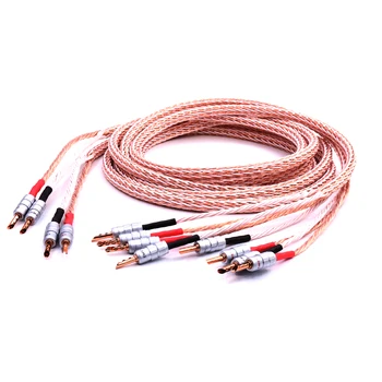 Соедините 12TC кабель Hifi-динамика с 2 разъемами типа 