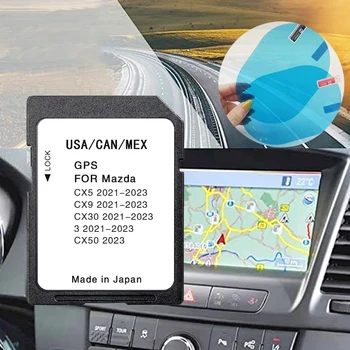 Спутниковая навигационная SD-карта США, Канада, Мексика Для GPS-устройства Mazda 3 CX-5 CX-9 CX-30 CX-50 Бесплатная Доставка