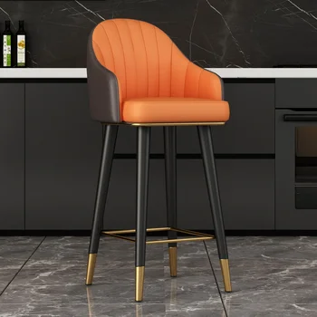 Стильный Металлический Барный стул Nordic Роскошные Обеденные Стулья Для приема гостей в ресторане Дизайнерская итальянская мебель Taburete Alto Для помещений