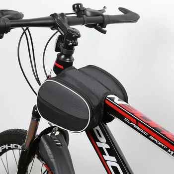 Сумка для хранения велосипедной балки, сумка для передней рамы горного велосипеда, Портативная сумка из ткани Оксфорд для езды на велосипеде, аксессуары для активного отдыха