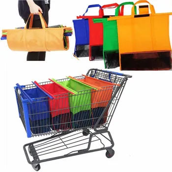 Сумки для хранения покупок в супермаркете Складные многоразовые экологичные сумки для магазинов