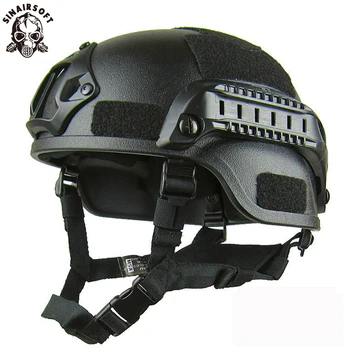 Тактический БЫСТРЫЙ Шлем MICH2000 Airsoft Качественный Легкий Шлем Открытый Пейнтбол CS SWAT Для Верховой Езды Защитное Снаряжение Спортивная Безопасность