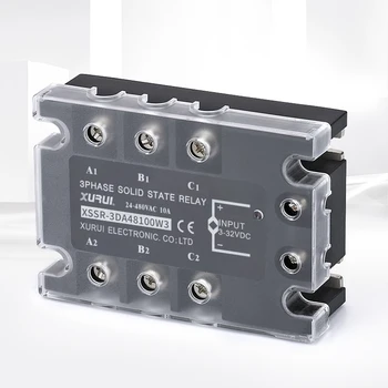 Твердотельное реле XSSR-3DA48100 3 фазы /реле omron 24 В постоянного тока / регулятор напряжения постоянного тока
