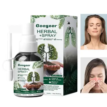 Травяной спрей для очищения носа 30 мл Травяной очищающий спрей Mist Breathe Spray Mint Натуральный и эффективный Для облегчения состояния взрослых