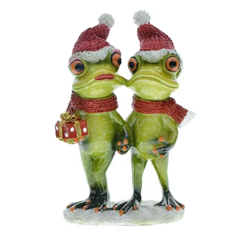 Украшения для домашнего декора, Статуэтка лягушки из смолы, Рождественское украшение MYBLUE