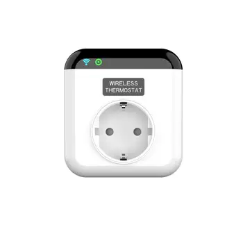 Умный Термостат Tuya Wifi Система контроля температуры 16A 250V Smart Plug Power Monitor Работа с Alexa Google Home
