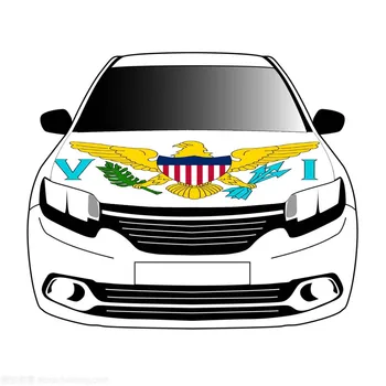 флаги Виргинских островов Соединенных Штатов, флаги на капоте автомобиля, 3,3x5ft/5x7ft, 100% полиэстер, баннер на капоте автомобиля
