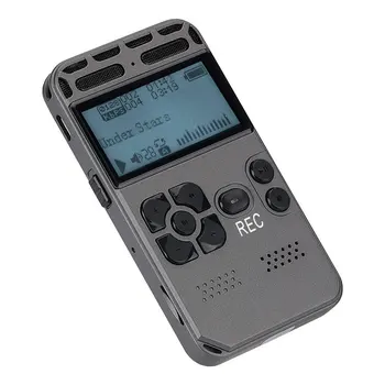 Цифровой диктофон V35 USB Часы аудиозаписи Диктофон MP3 / WAV Светодиодный дисплей Голосовая активация для совещаний Шумоподавление