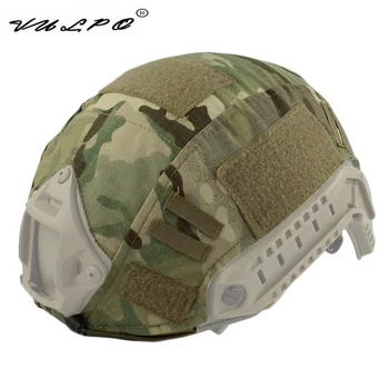 Чехол для тактического шлема VULPO, снаряжение для страйкбола, пейнтбола, военной игры, быстрый чехол для шлема в стиле BJ/PJ/MH