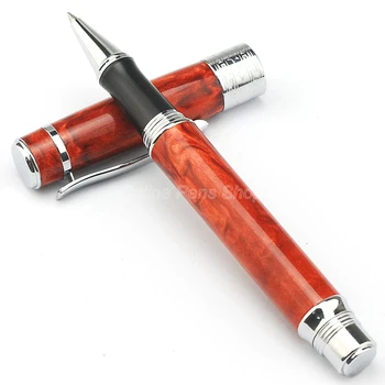 Шариковая ручка Duke 932 с коричневым и серебристым металлическим роликом, профессиональная ручка для письма DRP011