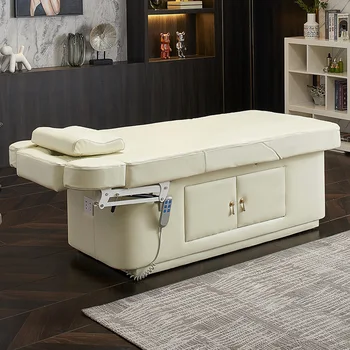 Электрическая подъемная косметическая кровать; салон красоты может нагревать массажную кровать для физиотерапии; специальная кровать для татуировки и ресниц.