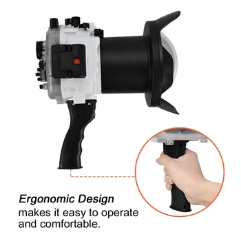Электронная ручка Seafrogs Пистолетная рукоятка для запуска затвора камеры для A7Pro A7IIPro A6600 A7III A7RIII A7SIII A7RIV A9 Корпус