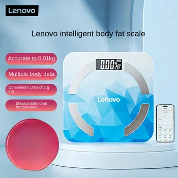 Электронные весы Lenovo для измерения жировых отложений Smart Bluetooth, бытовые весы для измерения веса мужчин и женщин в студенческом общежитии