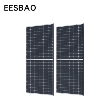 Энергетическая система Солнечная Панель Китай 400 Вт 450 Вт 455 Вт 500 Вт Монокристаллический Кремниевый Фотоэлектрический Модуль Завод Прямых Продаж