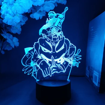 эстетическая Настольная лампа 3D Night Light Аниме для Декора Спальни, Милый Подарок на День Рождения, Красочный светодиодный Светильник, Манга, Подарок для Малышей